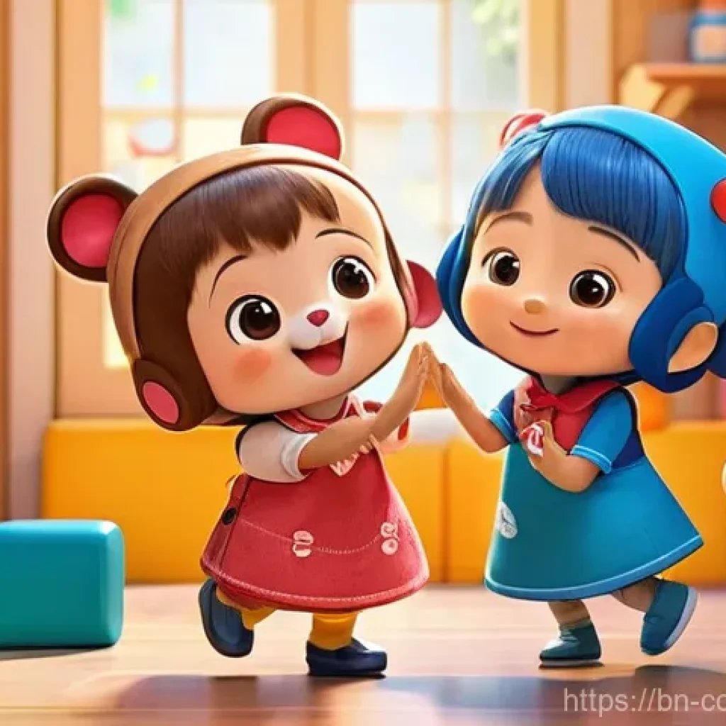 코코몽 주요 대사 모음집 - Friendship and Cooperative Play in Refrigerator Land**

A vibrant, cheerful 3D cartoon image featuri...