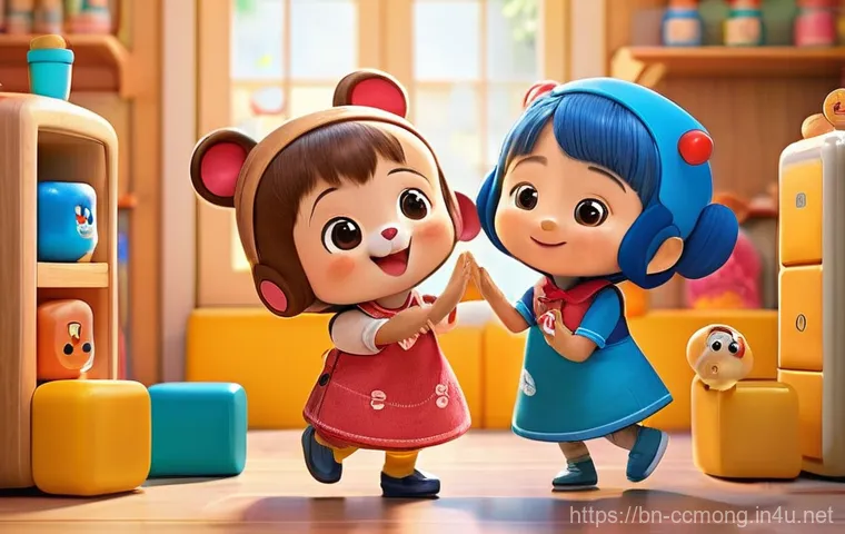 코코몽 주요 대사 모음집 - Friendship and Cooperative Play in Refrigerator Land**

A vibrant, cheerful 3D cartoon image featuri...
